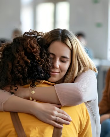 Women supporting one another