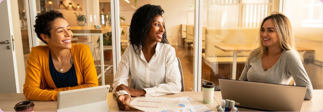 Women working together