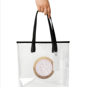 Clear tote bag